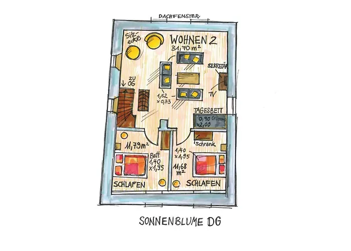 Nengshof Ferienhaeuser Sonnenblume Und Heublume * Висмансдорф